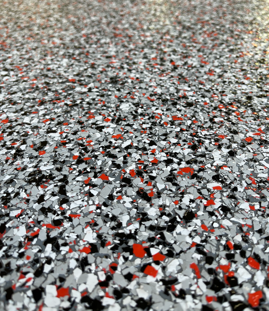 Concrete garage floor coating 