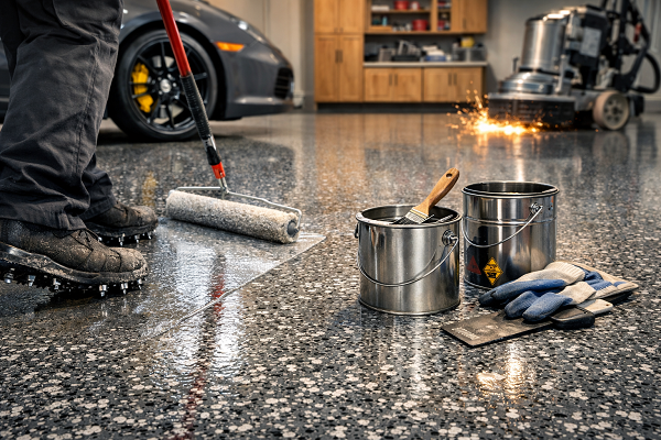 Polyaspartic floor systems